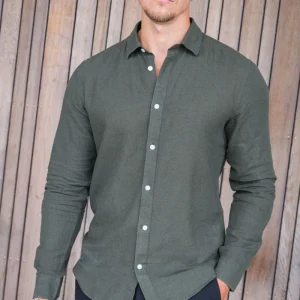 ONLY & SONS Caiden LS Linen Shirt Kambaba