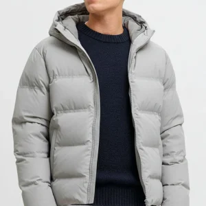 Jack & Jones Soho Puffer Hood Jacket Dove