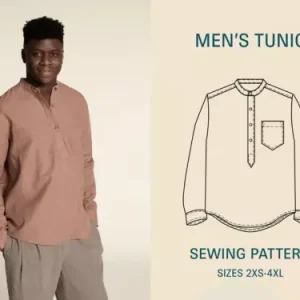 Men`s Tunic – 2xs-4xl – Wardrobe By Me