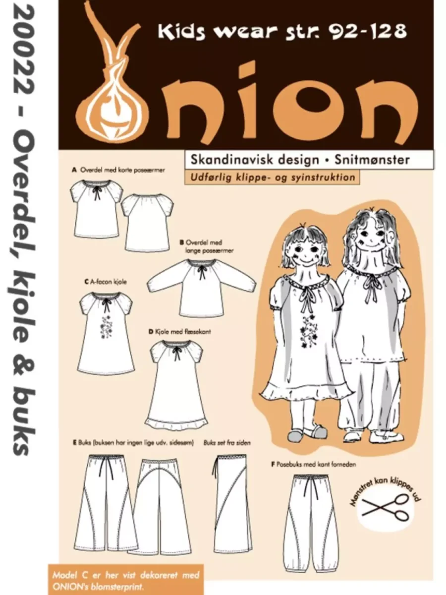 Overdel, kjole & bukse – 92-128 – Onion 20022 - Image 2