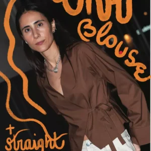 Wrap Blouse + Straight Sleeves – XXS-XXL – Puff & Pencil