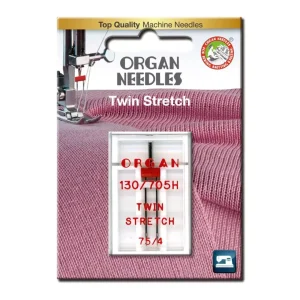 Tvillingnål til stretch – 4mm strl.75 – Organ