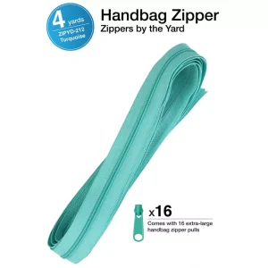 Turquoise – Zippers by the Yard – byAnnie