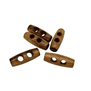 Mørk tre – 25mm – Duffelcoat knapp