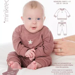 Baby-joggedress – 0-4 år- Minikrea 11415