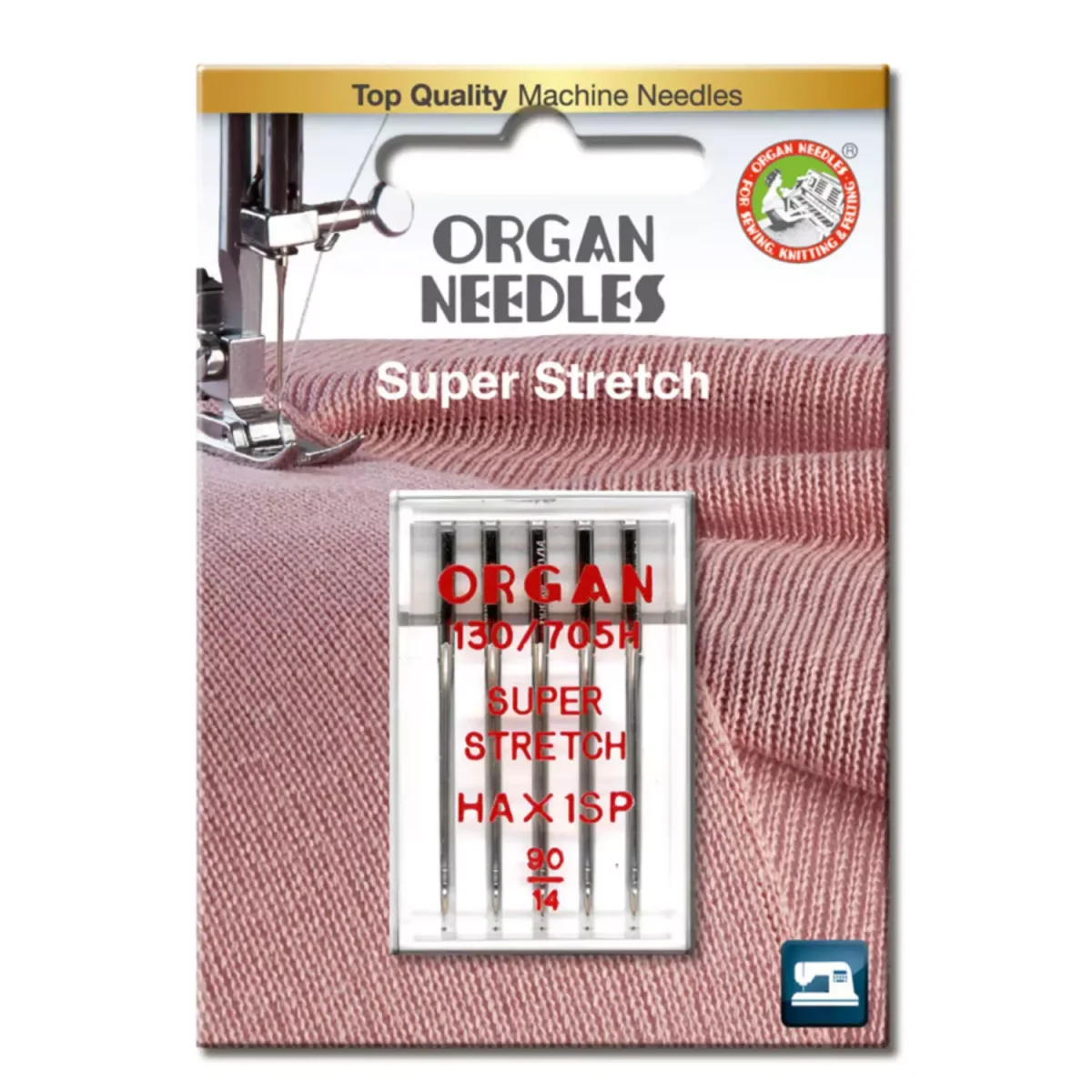 Overlocknåler HAx1SP – Strl.90 – Organ