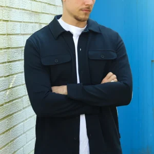 ONLY & SONS KODYL OVERSHIRT SWEAT Dark Navy