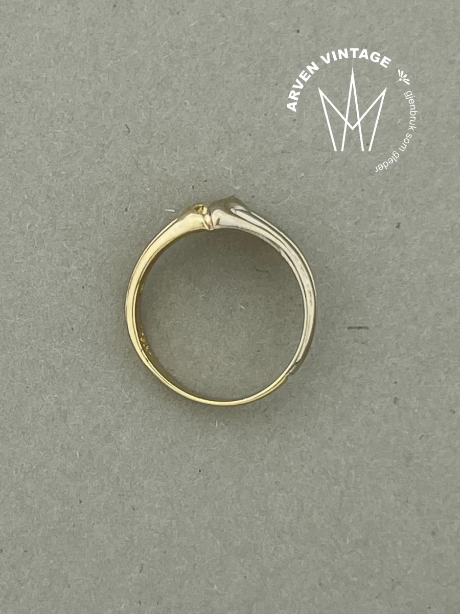 Vintage ring gult gull str52 - Image 3