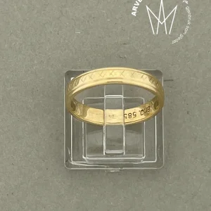 Vintage ring gult gull str56