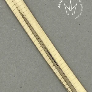 Vintage armbånd gult gull 19,5cm
