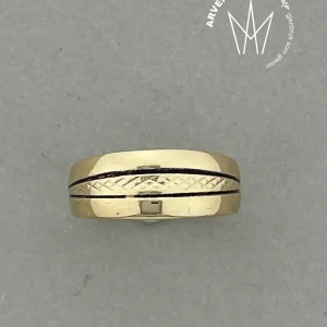 Vintage ring gult gull str61