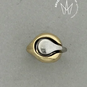Vintage ring gult gull str49