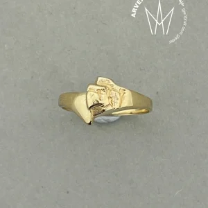Vintage ring gult gull str55