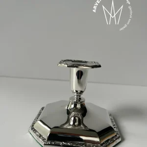 Vintage sølv lysestake 7cm