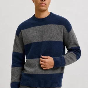 Jack & Jones Soho Ollie Knit Crew Neck SN Navy Blazer
