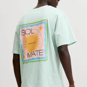 Jack & Jones Sun Mate Tee SS Crew Neck STYD SS26 Pale Blue