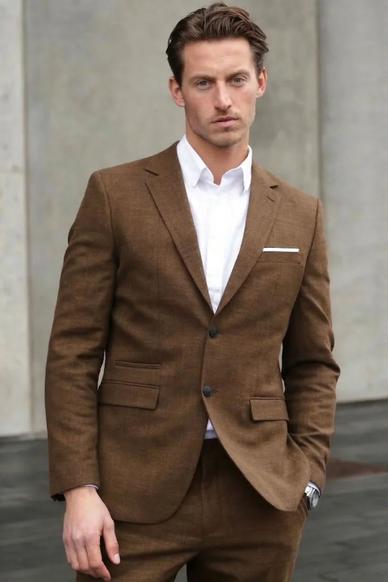 Selected Slim Oasis Linen Blazer Delicioso - Image 2