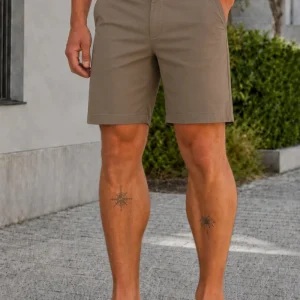 Selected Slim Miles Flex Shorts Morel