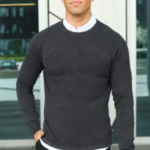 Kronstadt Hannes Cotton knit Charcoal Mix