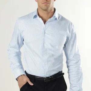 Selected Performance Stretch LS Shirt Cashmere Blue Stripe