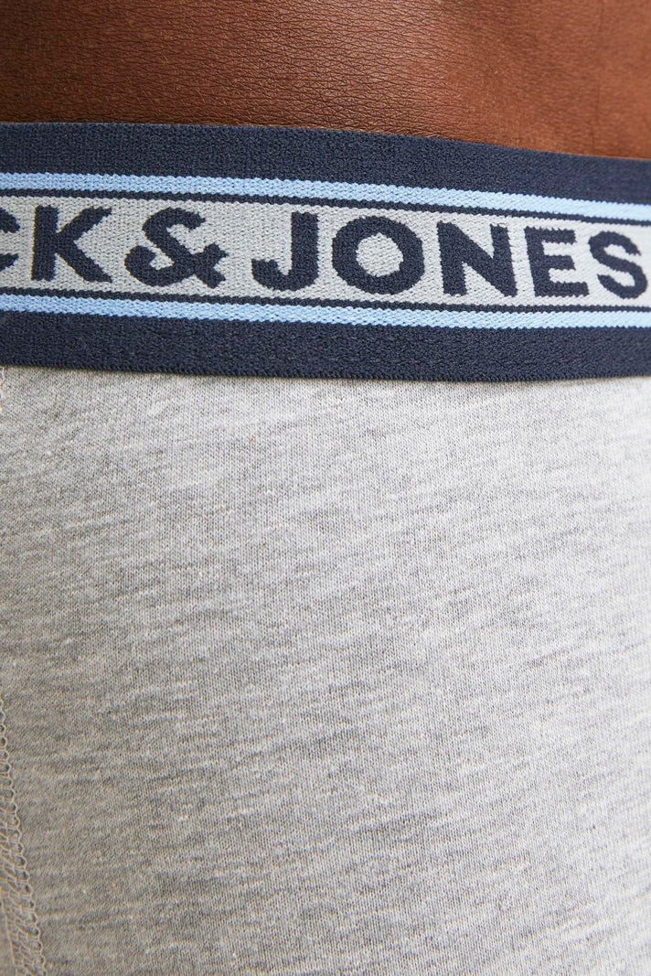 Jack & Jones Solid Trunks 10 Packs Dark Grey Melange - Image 7