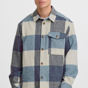 Solid Manheim Shirt Faded Denim