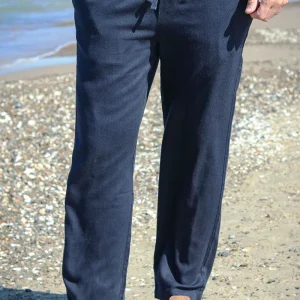 ONLY & SONS Sinus Loose Viscose Linen Pant Dark Navy