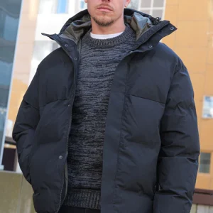 Jack & Jones Alpha Puffer Jacket Black