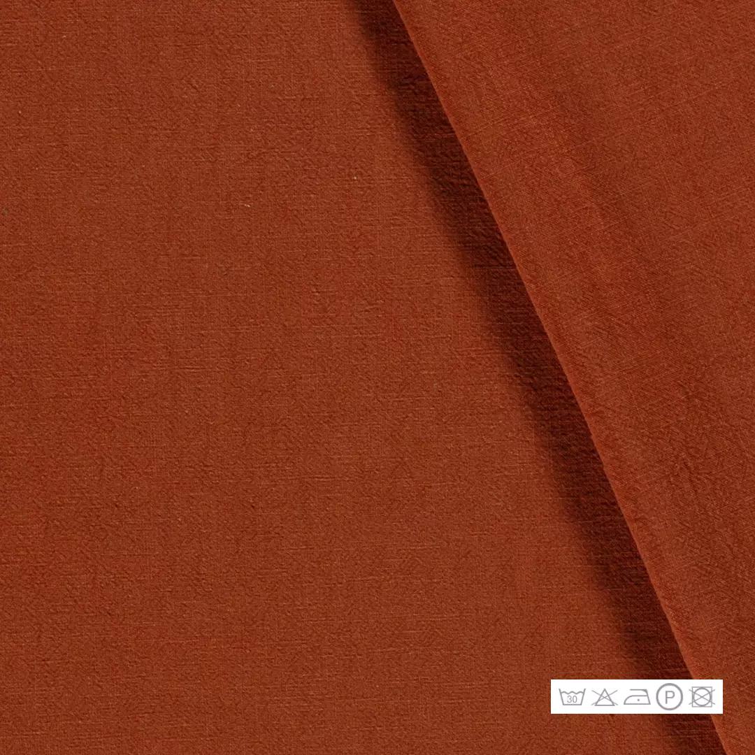 Rust col.056 – Steinvasket lin-bomull - Image 3