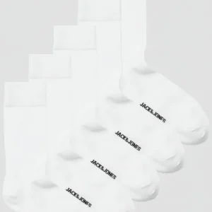 Jack & Jones Basic Bamboo 5 Pack Sock White